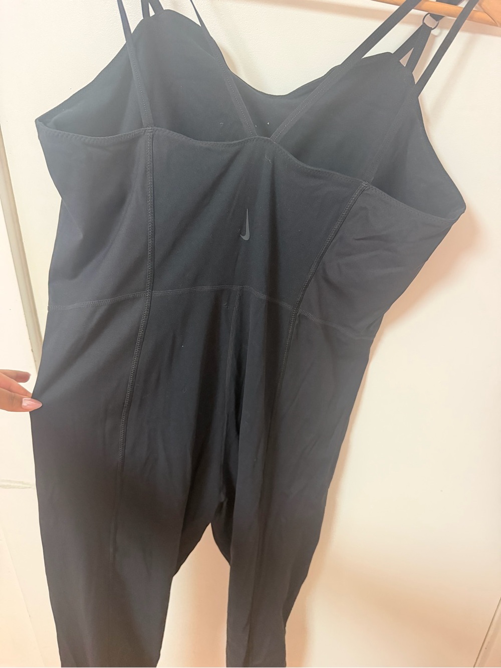Nike Black Slim-Strap One-Piece Jumpsuit